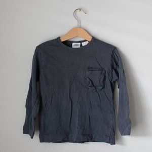 Zara Baby Boys Long Sleeve Pocket T-shirt